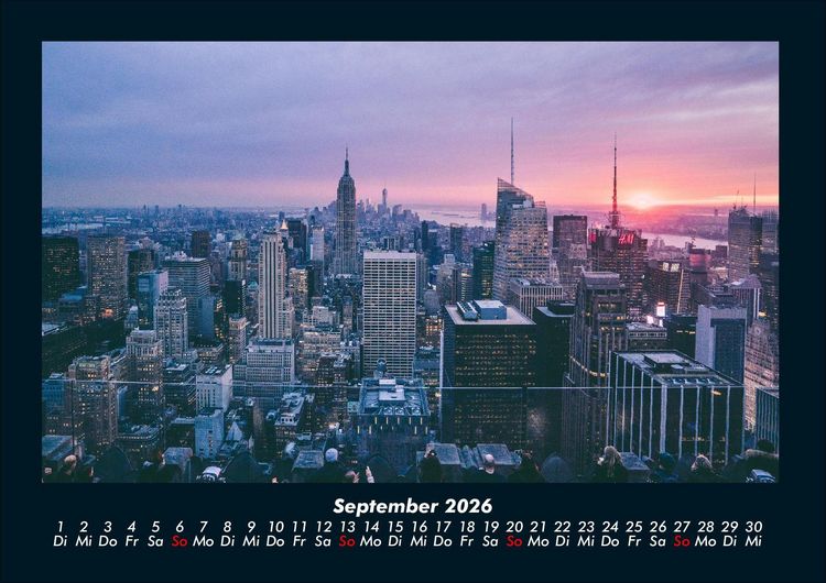 Produktbild: New York 2026 Fotokalender DIN A4