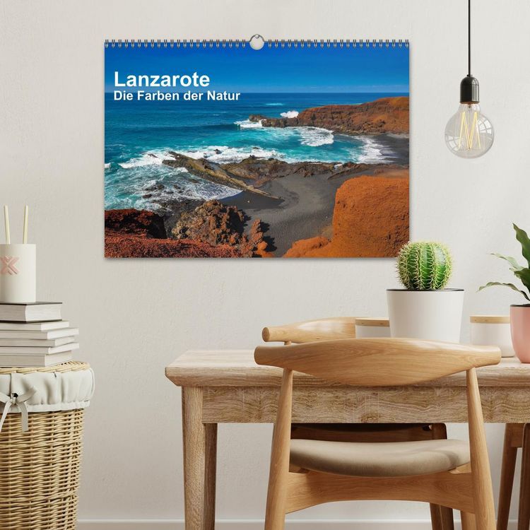 Produktbild: Lanzarote - Die Farben der Natur (Wandkalender 2026 DIN A3 quer), CALVENDO Monatskalender