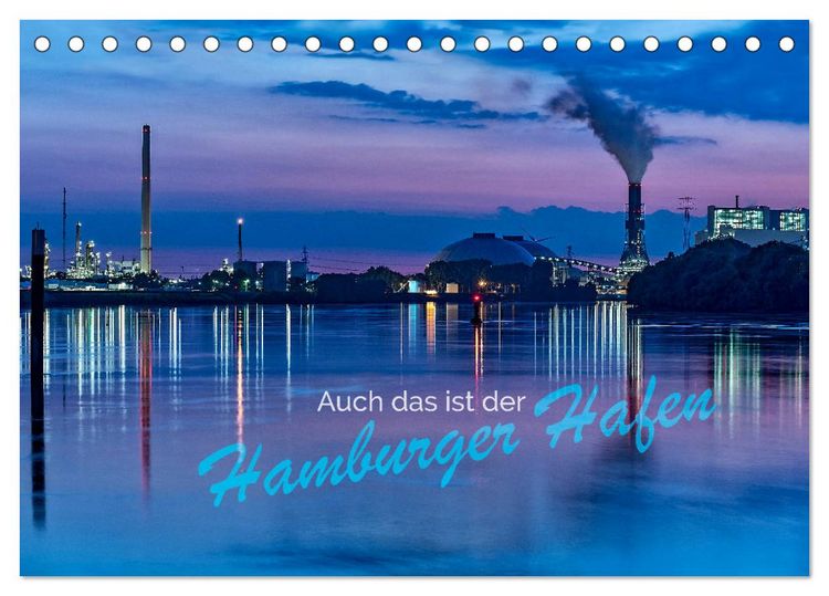Produktbild: Auch das ist der Hamburger Hafen (Tischkalender 2026 DIN A5 quer), CALVENDO Monatskalender