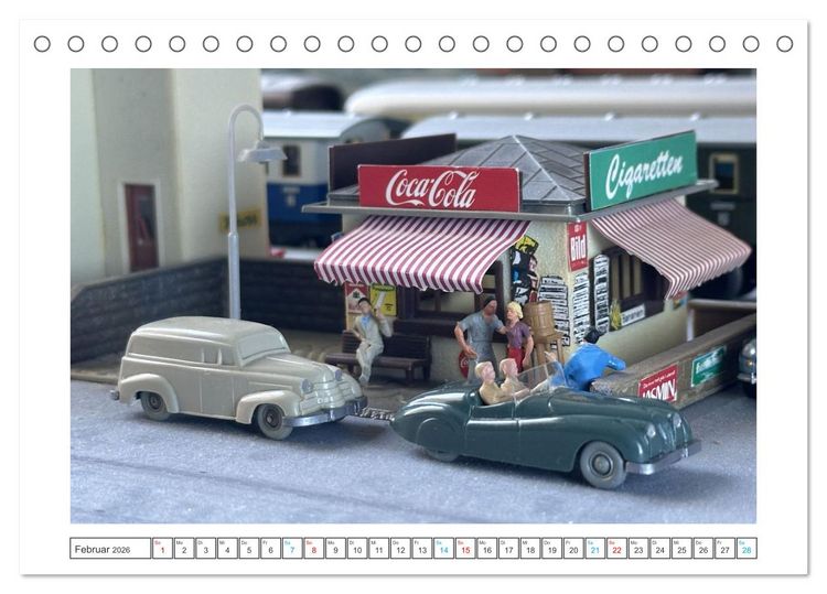 Produktbild: Wirtschaftswunder en miniature (Tischkalender 2026 DIN A5 quer), CALVENDO Monatskalender