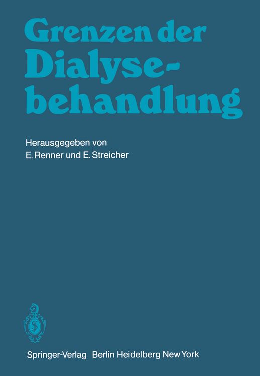 Produktbild: Grenzen der Dialysebehandlung