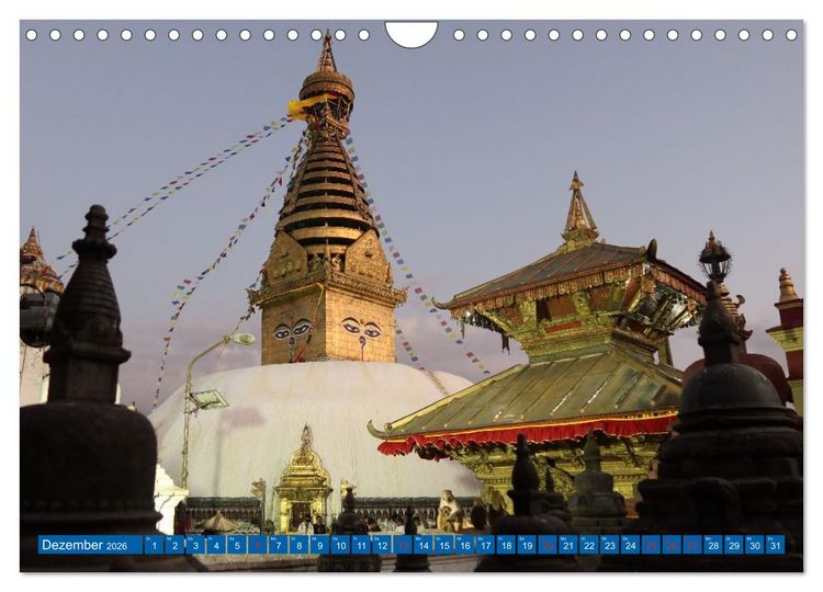 Produktbild: Kalender 2026 der Nepal Kinderhilfe e.V. (Wandkalender 2026 DIN A4 quer), CALVENDO Monatskalender