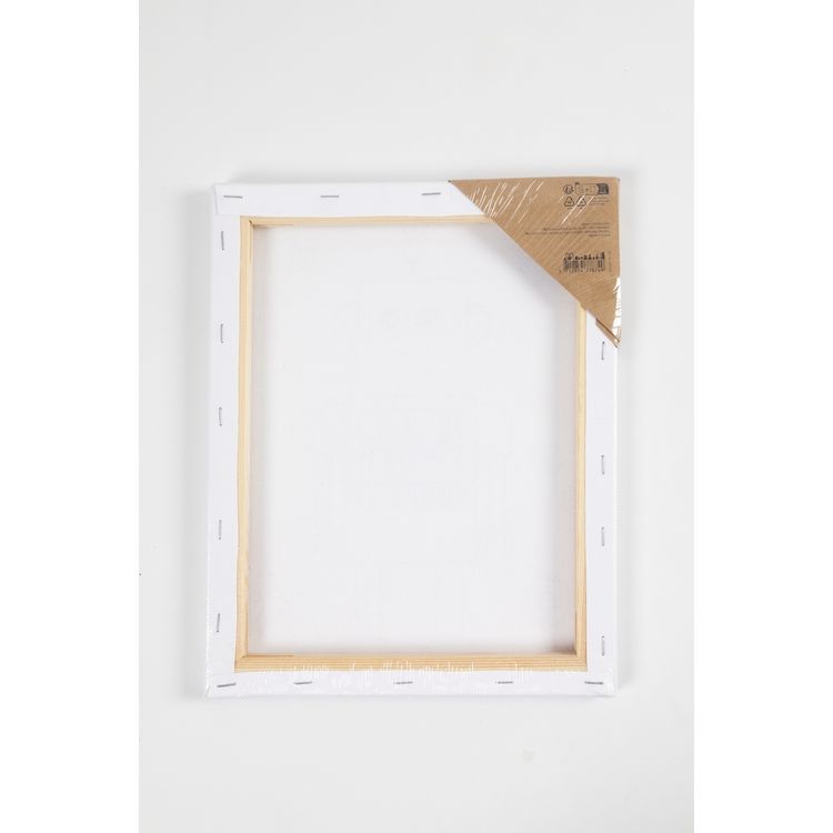 Produktbild: Creativ Company Mal-Leinwand mit Aufdruck, Roboter, T 1,6 cm, Gr&ouml;&szlig;e 24x30 cm, 360 g, 1 Stk