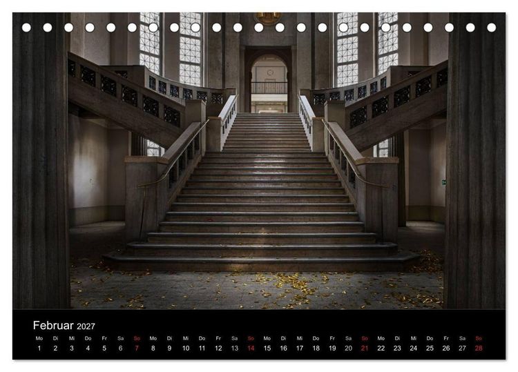 Produktbild: Geheimnisvolle Orte - Lost Places (Tischkalender 2027 DIN A5 quer), CALVENDO Monatskalender