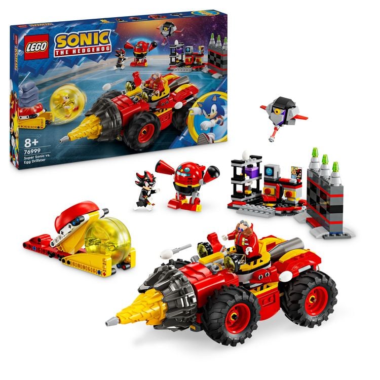Produktbild: LEGO Sonic the Hedgehog Super Sonic vs. Egg Drillster, Spielzeug 76999