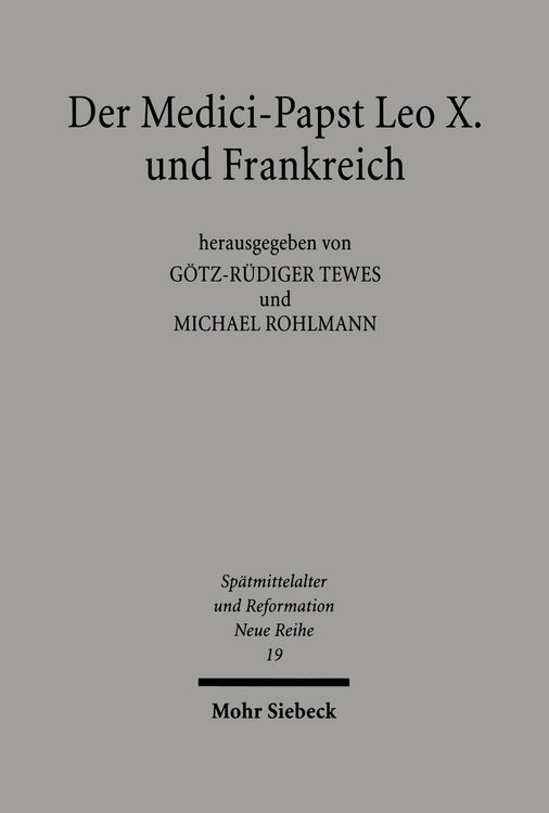Produktbild: Der Medici-Papst Leo X. und Frankreich