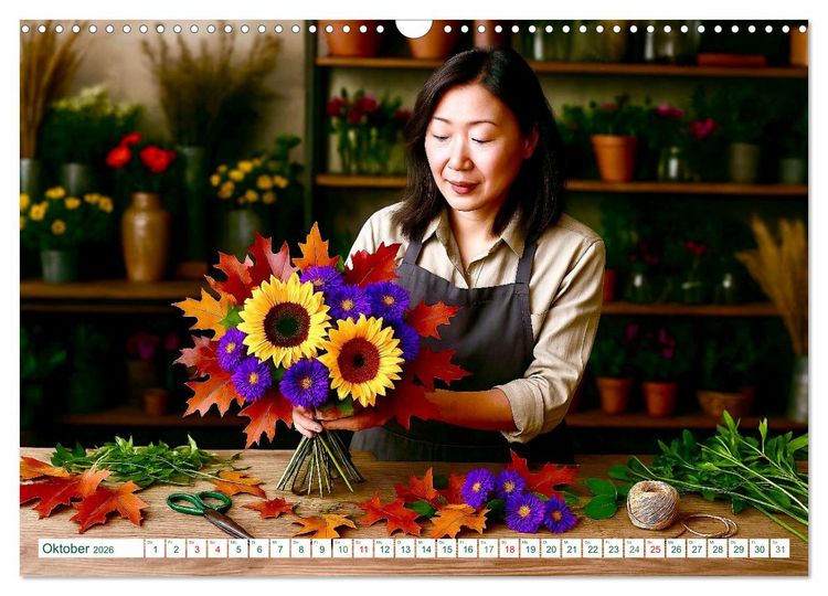 Produktbild: Floristen und ihr Handwerk (Wandkalender 2026 DIN A3 quer), CALVENDO Monatskalender