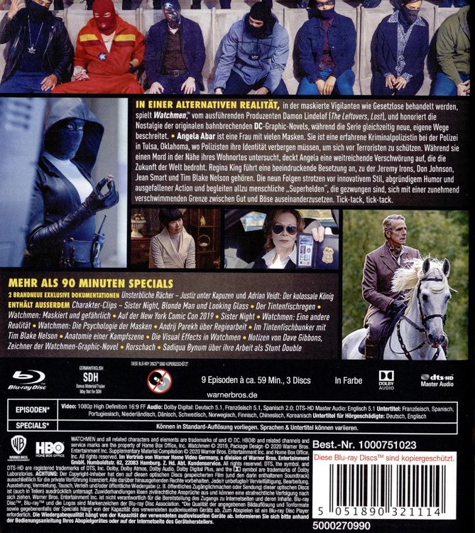 Produktbild: Watchmen - 1. Staffel [3 BRs]