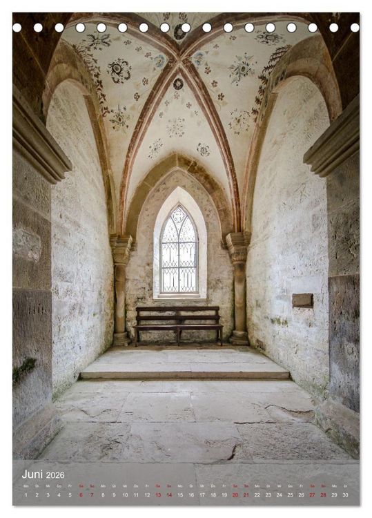 Produktbild: Kloster Maulbronn - Alte Mauern (Tischkalender 2026 DIN A5 hoch), CALVENDO Monatskalender