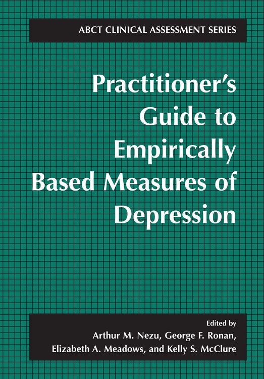 Produktbild: Practitioner's Guide to Empirically-Based Measures of Depression