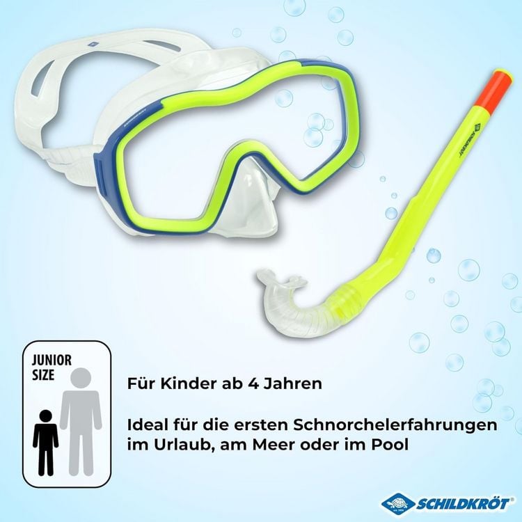 Produktbild: Schildkr&ouml;t 940015 - TOKU Junior Schnorchel Set, 2-teilig, ab 4 Jahren