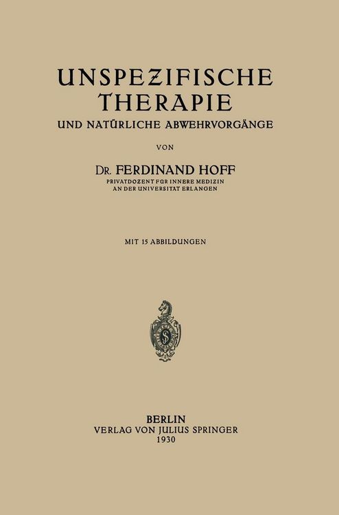 Produktbild: Unspezifische Therapie