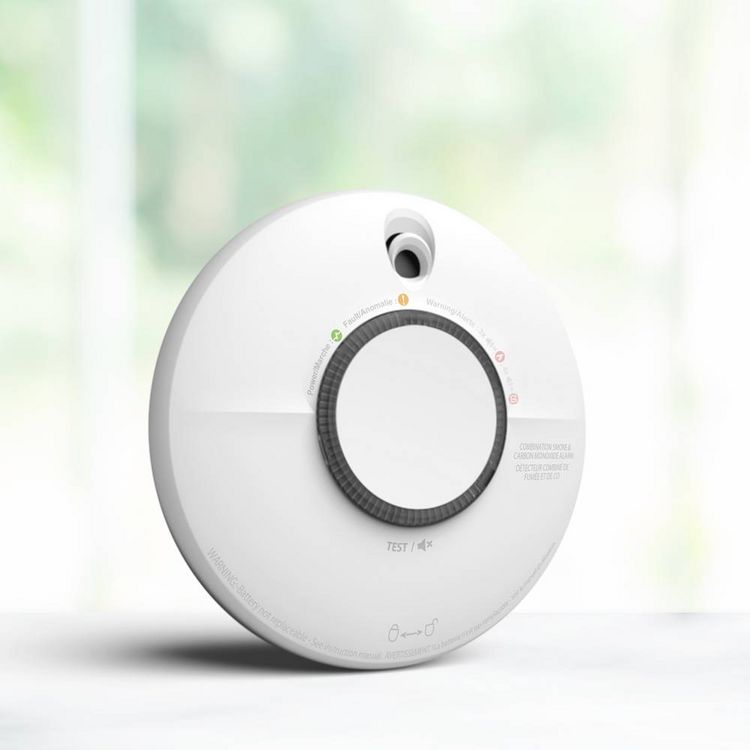 Produktbild: FireAngel SCB10-INT Rauchwarn- und Kohlenmonoxidmelder inkl. 10 Jahres-Batterie batteriebetrieben (&Oslash; x T) 134 mm x 39.4 mm