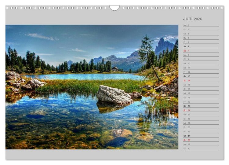 Produktbild: Ufer der Tr&auml;ume (Wandkalender 2026 DIN A3 quer), CALVENDO Monatskalender