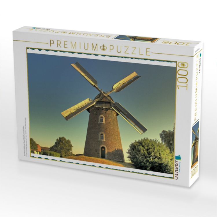 Produktbild: CALVENDO Puzzle Scholten-M&uuml;hle in Rees, 1849, Turmholl&auml;nder | 1000 Teile Lege-Gr&ouml;&szlig;e 64x48cm Foto-Puzzle f&uuml;r gl&uuml;ckliche Stunden