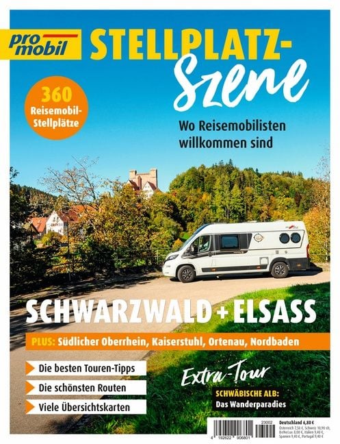 Produktbild: pro mobil Stellplatz-Szene - Schwarzwald plus Oberrhein und Elsass