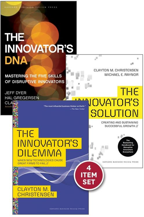 Produktbild: Disruptive Innovation: The Christensen Collection (The Innovator's Dilemma, The Innovator's Solution, The Innovator's DNA, and Harvard Business Review