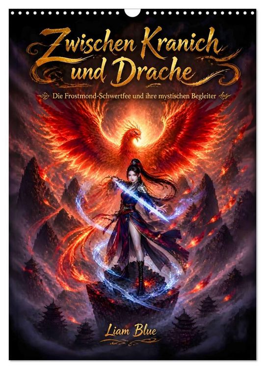 Produktbild: Zwischen Kranich und Drache (Wandkalender 2027 DIN A3 hoch), CALVENDO Monatskalender