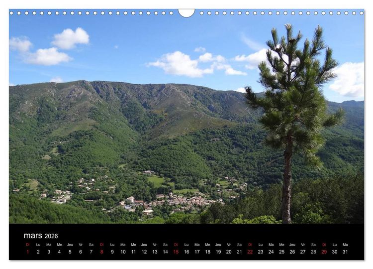 Produktbild: Ard&egrave;che - Randonn&eacute;e & Kayak (Calendrier mural 2026 DIN A3 vertical), CALVENDO calendrier mensuel