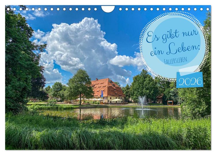 Produktbild: Es gibt nur ein Leben: Fallersleben. (Wandkalender 2026 DIN A4 quer), CALVENDO Monatskalender