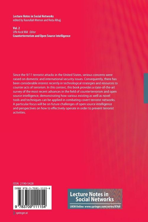 Produktbild: Counterterrorism and Open Source Intelligence