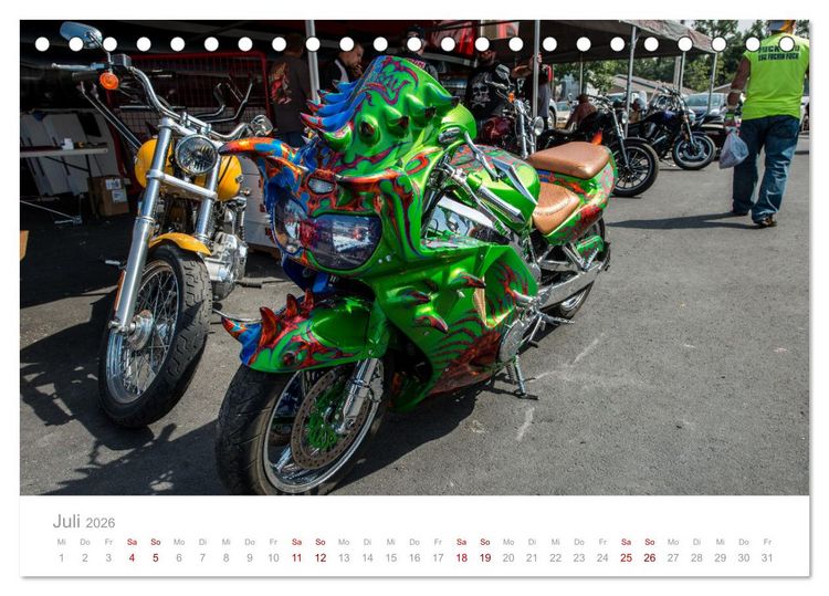 Produktbild: Sturgis - Die ber&uuml;hmteste Motorrad-Rallye der Welt (Tischkalender 2026 DIN A5 quer), CALVENDO Monatskalender