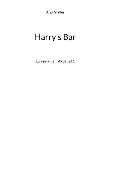 Produktbild: Harry's Bar