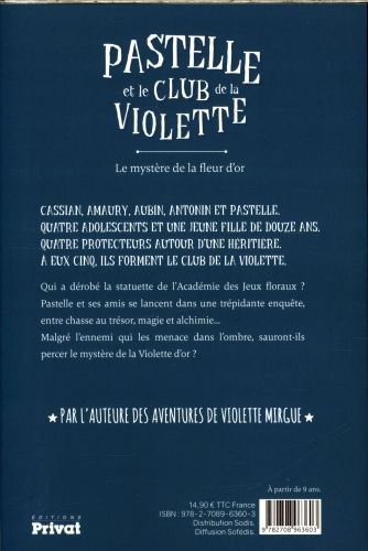 Produktbild: Pastelle et le club de la violette. Le myst&egrave;re de la fleur d'or