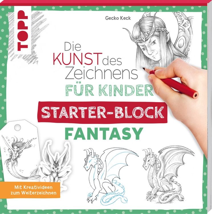 Bild vom Artikel Die Kunst des Zeichnens für Kinder Starter-Block - Fantasy vom Autor Gecko Keck