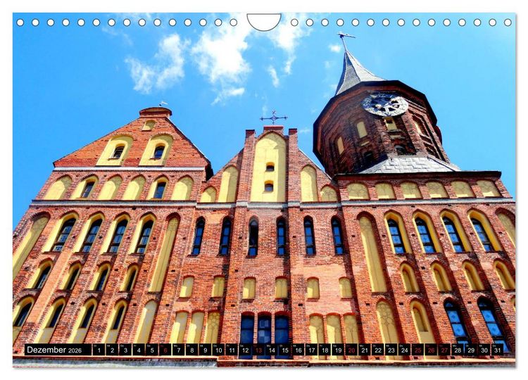 Produktbild: Kaliningrad - Das russische K&ouml;nigsberg (Wandkalender 2026 DIN A4 quer), CALVENDO Monatskalender