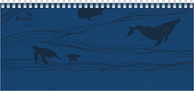 Produktbild: Tisch-Querkalender Nature Line Ocean 2027