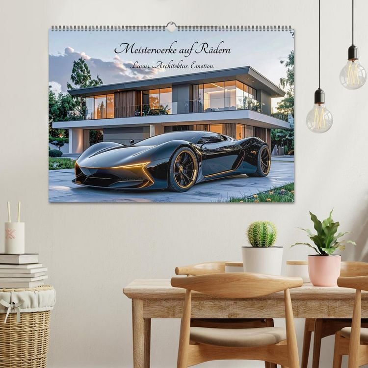 Produktbild: Meisterwerke auf R&auml;dern Luxus. Architektur. Emotion. (Wandkalender 2026 DIN A2 quer), CALVENDO Monatskalender