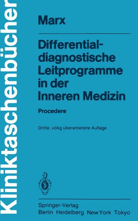Produktbild: Differentialdiagnostische Leitprogramme in der Inneren Medizin