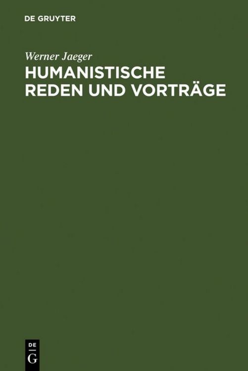 Produktbild: Humanistische Reden und Vortr&auml;ge