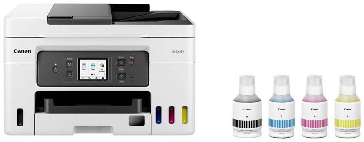 Produktbild: Canon MAXIFY GX4050 Multifunktionsdrucker Tintenstrahl Farbe A4 Drucker, Scanner, Kopierer, Fax ADF, Duplex, LAN, Tintentank-System, WLAN