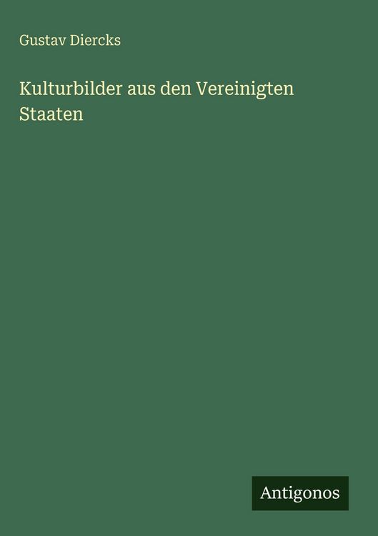 Produktbild: Kulturbilder aus den Vereinigten Staaten
