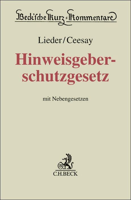 Produktbild: Hinweisgeberschutzgesetz. HinSchG