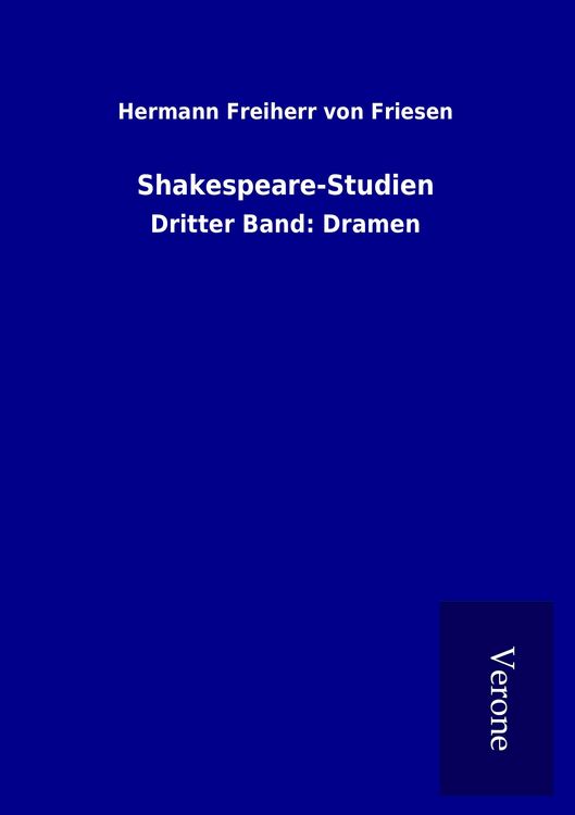 Produktbild: Shakespeare-Studien