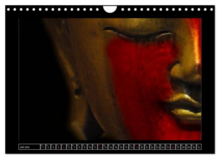 Produktbild: Buddha - Harmonie und Entspannung (Wandkalender 2026 DIN A4 quer), CALVENDO Monatskalender
