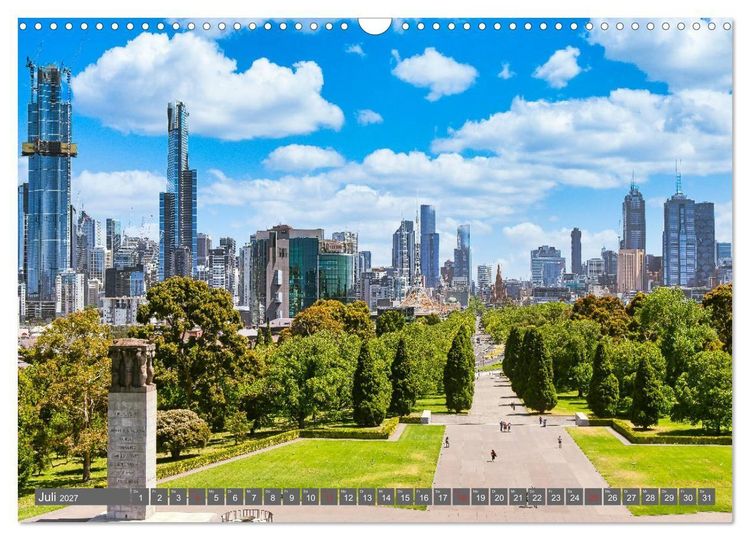 Produktbild: Australien - Metropolen &bull; Outback &bull; Regenwald &bull; Koalas (Wandkalender 2027 DIN A3 quer), CALVENDO Monatskalender