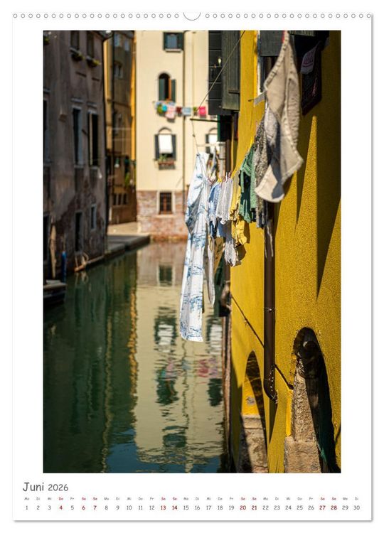 Produktbild: Venedig anders sehen (Wandkalender 2026 DIN A2 hoch), CALVENDO Monatskalender