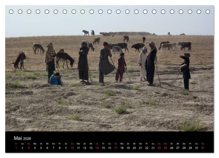 Produktbild: Afghanistan (Tischkalender 2026 DIN A5 quer), CALVENDO Monatskalender