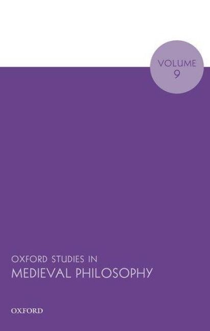 Produktbild: Oxford Studies in Medieval Philosophy Volume 9