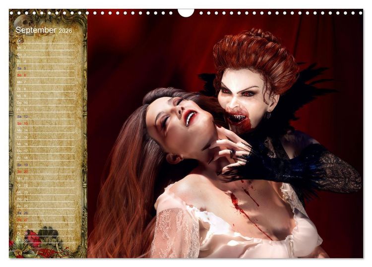 Produktbild: Vampire - Kinder der Nacht (Wandkalender 2026 DIN A3 quer), CALVENDO Monatskalender