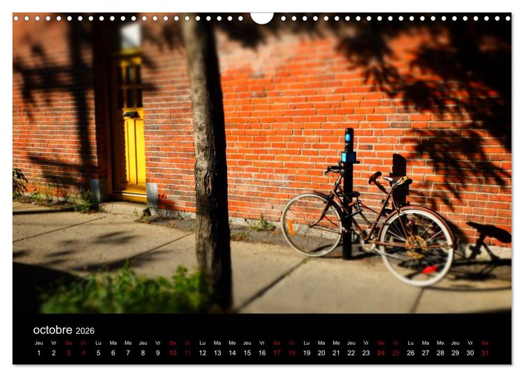 Produktbild: Couleurs pop sur Montr&eacute;al (Calendrier mural 2026 DIN A3 vertical), CALVENDO calendrier mensuel