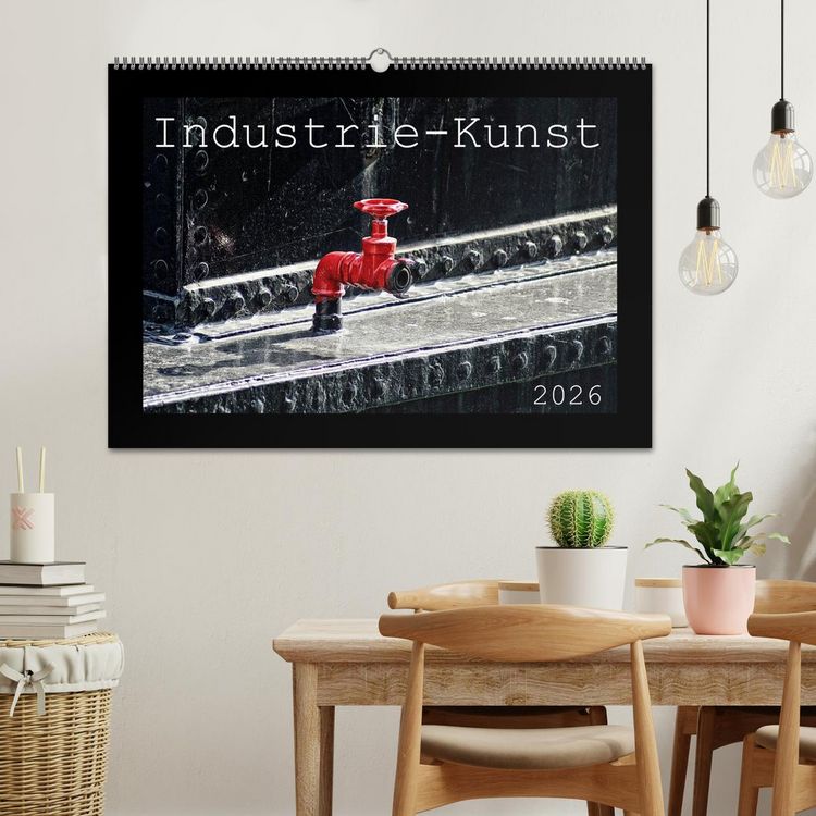 Produktbild: Industrie-Kunst 2026 (Wandkalender 2026 DIN A2 quer), CALVENDO Monatskalender