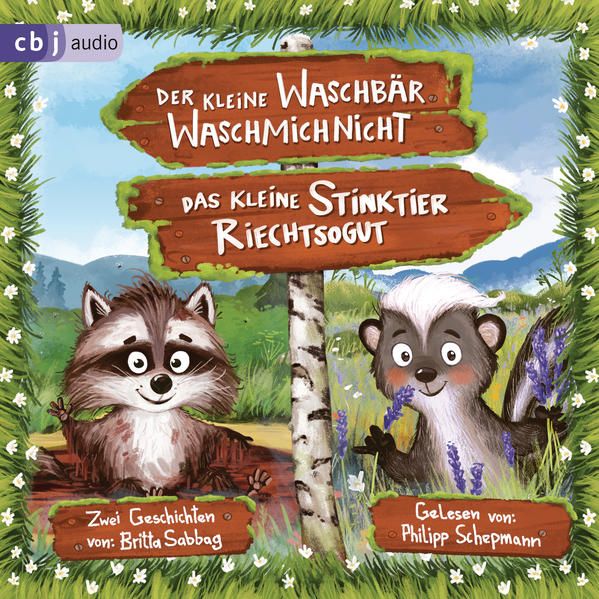 Produktbild: Der kleine Waschb&auml;r Waschmichnicht und Das kleine Stinktier Riechtsogut