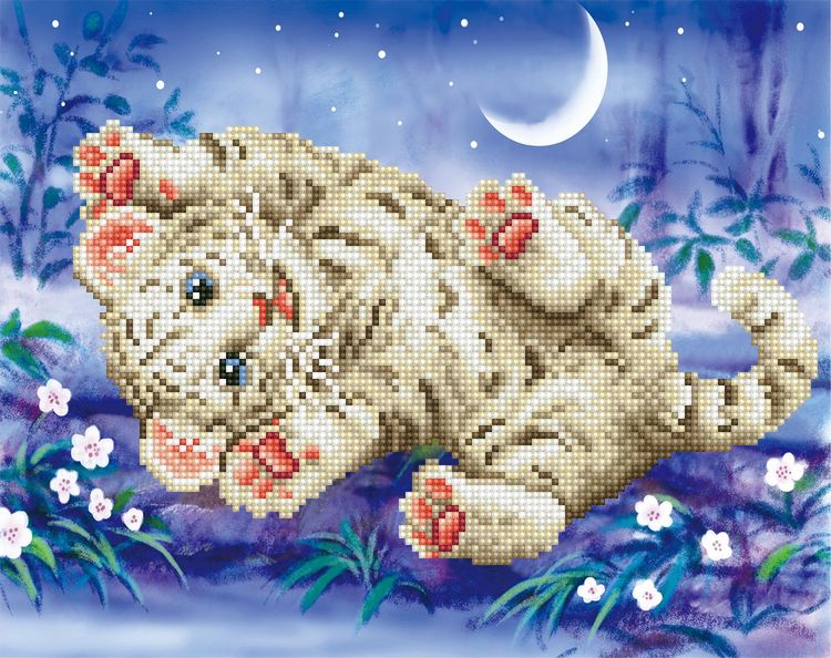 Produktbild: DIAMOND DOTZ - Diamond Painting Baby Tiger