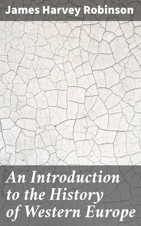 Produktbild: An Introduction to the History of Western Europe