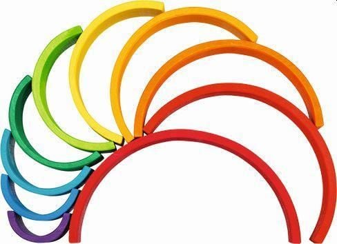 Produktbild: Bausteine Regenbogen